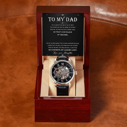 To My Dad - You Always Push Me To Do My Best... | Men's OpenWork Watch