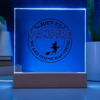 Vampire Haunting | Acrylic Square Plaque