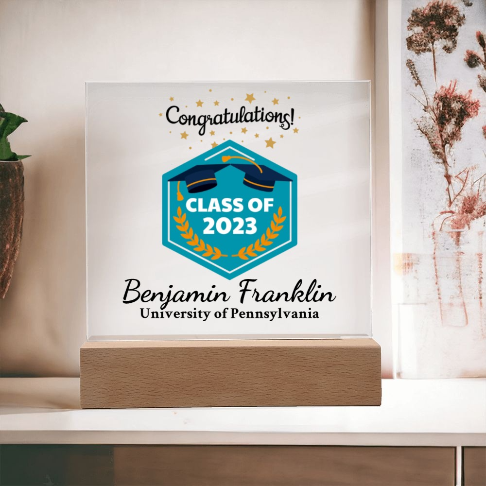 Customizable 2023 Graduation Plaque